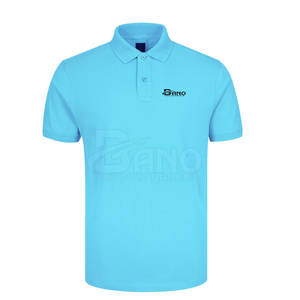 T-shirts polo à impression personnalisée pour hommes Chemises polo en coton et polyester bon marché T-shirt polo avec logo personnalisé - Product Image 1