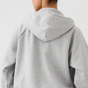 Sudadera con Capucha de Diseño Moderno, Estilo Cuadrado, Corta, Vintage, Streetwear 2026, Personalizable, de Algodón y Felpa, Unisex, con Cremallera, Gruesa, Bordada - Product Image 5