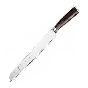 Professional Chef Kitchen Santoku <b>Knife</b> High Quality Custom Handmade Stainless Steel Damascus Steel Eco-Friendly Pure Leather - Product Image 4