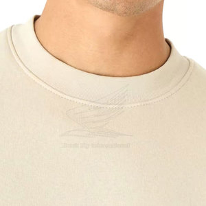 Customizable New Design 100% Cotton Breathable Winter <b>Pullover</b> <b>Men</b> Sweat Suit with Long Sleeve Drawstring Closure Side Pockets - Product Image 5