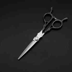 กรรไกรตัดผมเหล็กแบบตรงสำหรับช่างตัดผม - Product Image 6