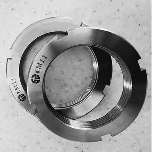 Serie KM Tuercas de seguridad de alta calidad Soportes Rodamientos de husillo Hecho Acero inoxidable Galvanizado Zinc Plateado Métrico Certificado - Product Image 6