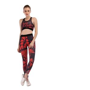 Two Pieces Lightweight High Support Anti-Bacterial Breathable <b>Yoga</b> Set Unisex Leggings Set Custom Rash Guards BJJ Shorts Fight - Product Image 1