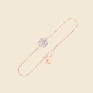 Pulsera de diamantes redondos cultivados en laboratorio, sin esfuerzo, de 0.45 quilates, F-VS, elaborada en oro macizo de 14 quilates para fiesta de compromiso. - Product Image 3