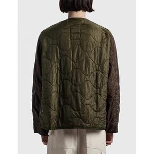 แจ็กเก็ตทรงพองสำหรับผู้ชายเสื้อแจ็คเก็ตผ้าแคนวาสสีตัดกันสำหรับฤดูหนาว - Product Image 4