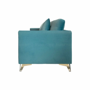 Marco de madera contrachapada OEM/ODM Directo de fábrica Hoteles Moderno Sofá de espuma ignífugo de 3 plazas con resorte de bolsillo Madera de pino - Product Image 3