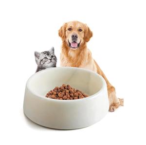 Bol pour animaux de compagnie en marbre blanc de luxe mangeoire pour chien et chat en pierre solide plat de nourriture en marbre élégant fabriqué à la main station d'alimentation pour animaux de compagnie - Product Image 5