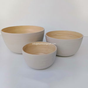 Meilleures ventes Belle couleur Vietnam élimination des produits Bol en bambou Ensembles de vaisselle - Product Image 2