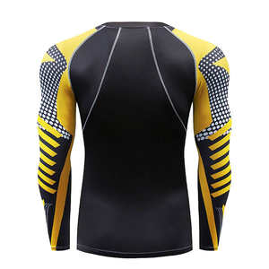 Nouvelle tendance hommes Compression Rash Guard chemise ensembles personnalisé Gym Fitness course Jogging sous-vêtements Shapewear serré - Product Image 2