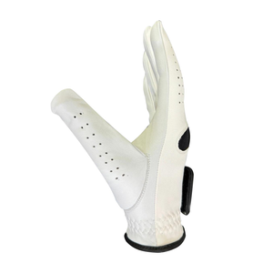 Gant de golf de qualité supérieure pour hommes, cuir souple et confortable, poignée souple, perle, blanc, main gauche et droite, gant de golf pour joueurs - Product Image 5