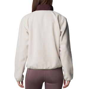 Vente en gros Vêtements décontractés pour femmes Sweatshirts couleur unie pour femmes Sweatshirts à demi-glissière Logo imprimé personnalisé Sweatshirts décontractés pour femmes - Product Image 2
