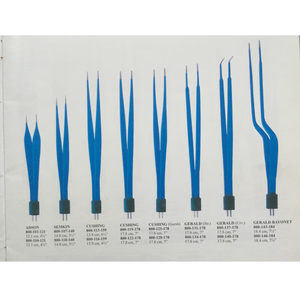 Pinces électriques bipolaires en acier inoxydable de qualité professionnelle OEM, Adson 12,1 cm, Semkin 14 cm, best-seller, plastique, reconstructives - Product Image 1