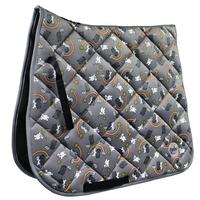 Euro Cavall 2025 Glitter Dressage Saddle Pad Set Matchy Bell Boots Tendon Boots Brushing Boots Fly Veils