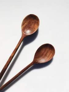 Handmade <b>Wooden</b> <b>Spoon</b> for <b>Cooking</b> and Serving Short Handle Kitchen Utensil from Natural Hardwood with Smooth Polished Finish - Product Image 3