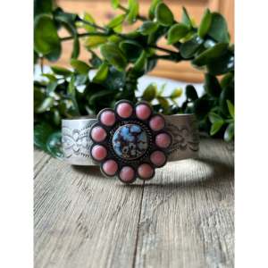 Boyd J Ashley Multi Stone Sterling Silver Cuff Bracelet - Product Image 1