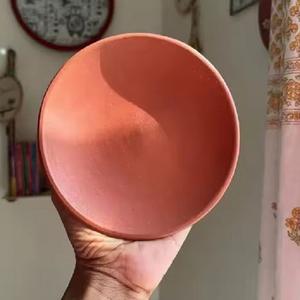 Plato de alta calidad, plato redondo de arcilla para servir con Material Natural para cocinar y alimentos, plato redondo de arcilla de terracota - Product Image 2