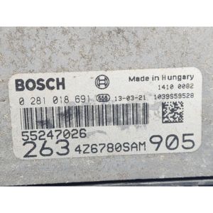 CENTRALINA MOTOR ECU FIAT Doblo Serie 55247026 263A4000 Diésel 1598 (09>15) - Product Image 3