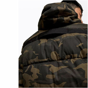 Doudounes d'hiver pour hommes de haute qualité tissu de toile le plus vendu avec col montant entièrement OEM marque privée personnalisée en gros - Product Image 4