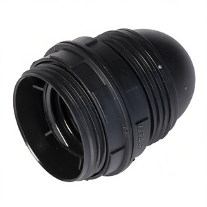 1 soporte y base para 2 lámparas E27 PP0477, color negro - Product Image 2