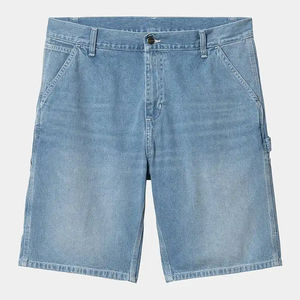 Shorts Vaqueros Desgastados Personalizados para Hombre, Estilo Vintage, Holgados, Lavado Ácido, con Dobladillo Deshilachado y Diseño con Pedrería, Estilo Urbano - Product Image 2