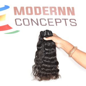 Vente en gros de cuticules alignées de qualité supérieure, cheveux vierges non transformés, en lot de couleur noire, ondulés, cheveux humains vietnamiens - Product Image 5
