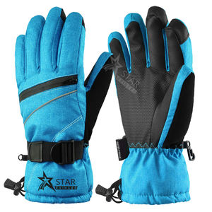 Gants de Ski de montagne de haute qualité Gants pour enfants anti-neige Mitaines coupe-vent d'hiver Gants de montagne de route d'hiver Doigt complet - Product Image 1