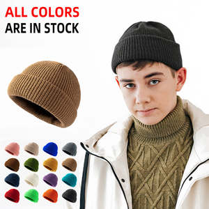 Đồng Bằng Nhuộm <span class=keywords><strong>Beanie</strong></span> <span class=keywords><strong>Hat</strong></span> Acrylic Ấm Dệt Kim <span class=keywords><strong>Beanie</strong></span> Chất Lượng Cao Mùa Đông Unisex Người Lớn Thời Trang Mens Skull Cap Gân <span class=keywords><strong>Beanie</strong></span> Mũ - Product Image 1