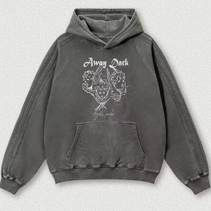 Sudaderas lisas con serigrafía bordada personalizada, sudaderas con capucha y logotipo personalizado sublimado en blanco para hombre - Product Image 1