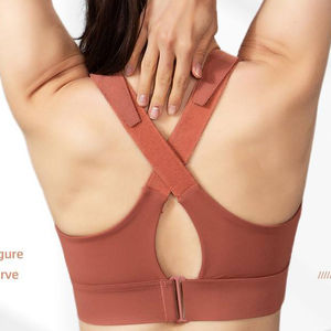 Soutien-gorge de sport pour femmes multicolores, grande taille, séchage rapide, meilleur style, tissu imperméable, fabrication durable, soutien-gorge de sport décontracté - Product Image 4