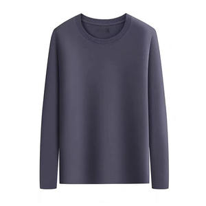 OEM Custom logo Embroidery Printed Design <b>Long</b>-<b>sleeved</b> Tshirt <b>Men's</b> Spring and Autumn Loose Bottoming T-shirt for <b>men</b> - Product Image 3