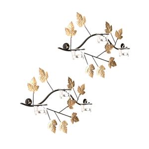 New Arrival Wall Sconce Candelabra for Wall Decoration High Quality Metal Aluminum Handmade Candle Holder <b>Stands</b> - Product Image 4