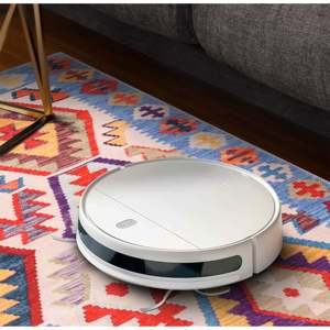 Alfombra de Área Abstracta Azul Tradicional Netline, Lavable, Diseño 1315 para Uso Doméstico, Colección Depot - Product Image 3