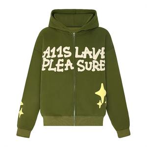 Sweat à capuche de qualité supérieure en coton polaire épais meilleure vente pakistanais hommes sweats à capuche bouffants personnalisé nouveauté hommes sweat à capuche usine - Product Image 3