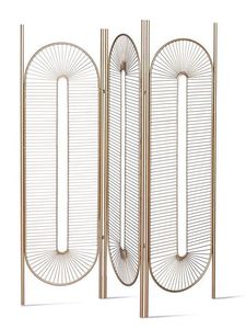 Modern Cane <b>Room</b> <b>Divider</b> with Black Frame Arched <b>Folding</b> <b>Screen</b> Elegant Home and Office Privacy <b>Divider</b> Natural Cane Partition - Product Image 6