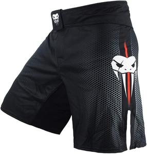 Pantalones cortos de MMA estampados Premium para luchadores Pantalones cortos antiolor que absorben la humedad con aberturas laterales - Product Image 6