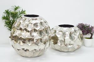 Premium <b>Textured</b> Classic Look Flower <b>Vase</b> Metal Design Premium Colourful Home Wedding Decoration Modern Style Fancy Unique <b>Vases</b> - Product Image 3