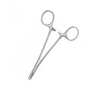 Porte-aiguilles en acier inoxydable Baumgartner, instrument chirurgical manuel, métal, Med Corporation - Qualité supérieure pour la chirurgie générale - Product Image 5