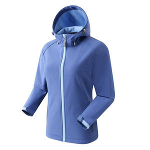 Chaquetas de equitación con aislamiento cálido y respetuoso con el medio ambiente transpirable de alta calidad con cremallera, abrigo de lana con cuello levantado para hombres y mujeres - Product Image 5