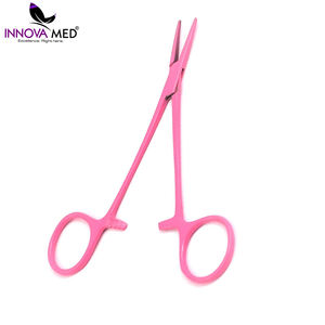 Pinces hémostatiques droites et courbées en acier inoxydable de 12,5 cm, instruments chirurgicaux par INNOVAMED INSTRUMENTS en gros - Product Image 3