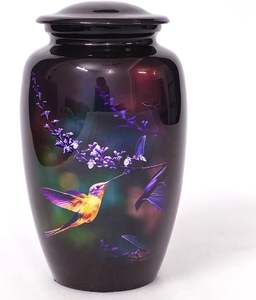 Urnas de cremación para adultos de diseño moderno de la más alta calidad, recuerdo redondo de Metal hecho a mano, cenizas humanas, mascotas, jarrón de mesa, funeral - Product Image 5