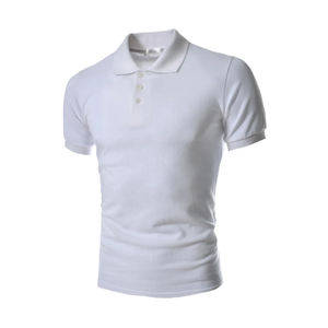 <b>High</b>-Performance <b>Men's</b> for Polo <b>Shirt</b> <b>with</b> Classic <b>Collar</b> Sweat-Wicking and Breathable Solid Pattern Knitted Fabric ODM Supply - Product Image 1