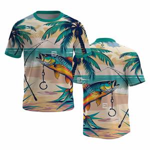 T-shirts de pêche à séchage rapide, confortables et respirants, pour la chasse, en polyester, imprimés, 100%, UPF 50, unisexe - Product Image 3