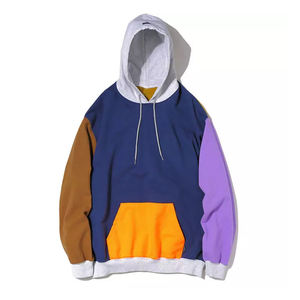 Sudaderas con capucha de bloque de color de diseño personalizado, jersey de calidad superior para hombre, ropa informal, sudaderas con capucha de manga larga personalizadas para hombre de Elegant Sports - Product Image 1