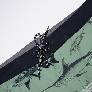 Pantalones cortos de cintura media para hombre de alta calidad, pantalones cortos de secado rápido de algodón Spandex, traje de baño de calle alto sólido, pantalones cortos de playa transpirables - Product Image 4