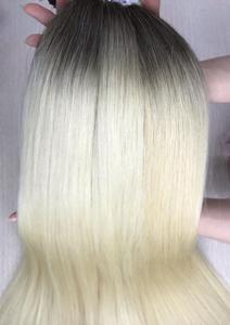 Extensiones de cabello de punta plana Ombre Mix 1B/60 Colory Proveedor al por mayor Genius de cabello humano | Consejos Extensión de cabello virgen crudo - Product Image 6