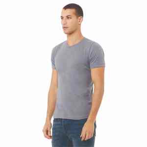 Camiseta de cuello redondo de 260gsm de algodón pesado para hombre, camiseta de calle de estilo informal ajustada de algodón 100% - Product Image 5