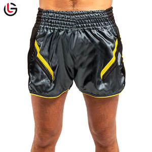 Nueva llegada Muay Thai Fight Shorts Pantalones cortos de entrenamiento bordados personalizados Entrenamiento deportivo Unisex Muay Thai short para hombres - Product Image 1