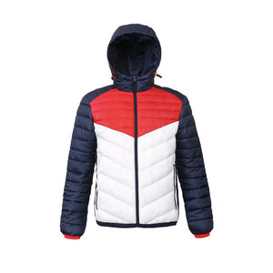 High Quality Custom Front Hooded Coated Men Winter Outdoor Sports Puffer Jackets Zipper <b>Waterproof</b> Windproof Fashion Warm Wear - Product Image 3
