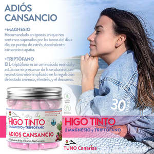 Bevanda integratore energetico rosso fico con magnesio e triptofano aiuta a ridurre la stanchezza e l'affaticamento dire addio all'esaurimento - Product Image 1