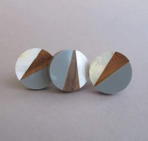 Poignées de tiroirs et de placards en bois et résine écologiques de luxe très appréciées pour l'artisanat et la maison, économiques - Product Image 4